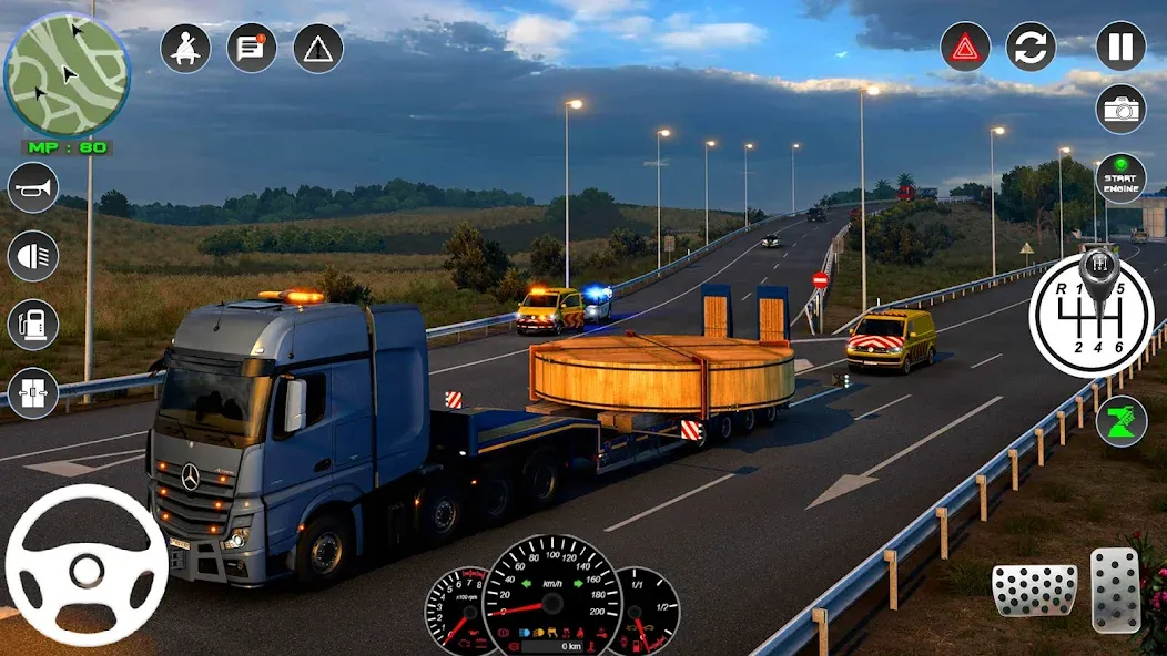 Euro Cargo Truck Simulator 3D [MOD: безлимитные деньги и все грузовики] Screenshot 4