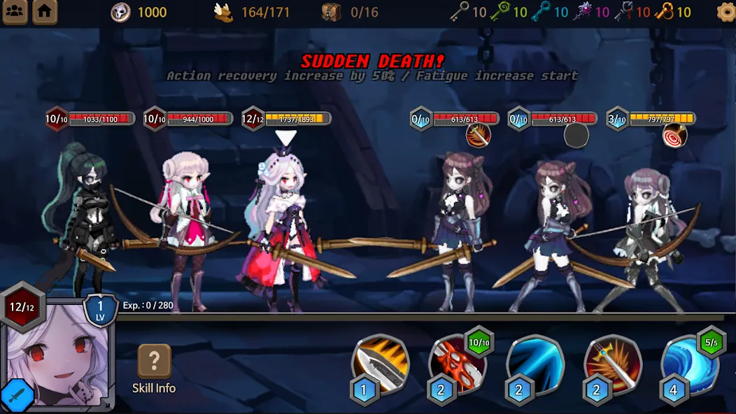 Dungeon Princess 2! : RPG [MOD: безлимитные деньги и усиленные герои] Screenshot 4