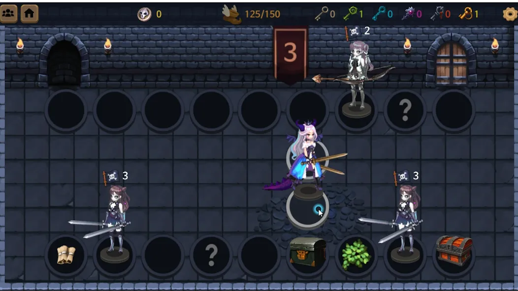 Dungeon Princess 2! : RPG [MOD: безлимитные деньги и усиленные герои] Screenshot 5