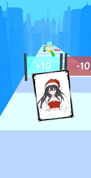 Card Run : Anime Evolution [MOD: безлимитные монеты и все карты] Screenshot 2