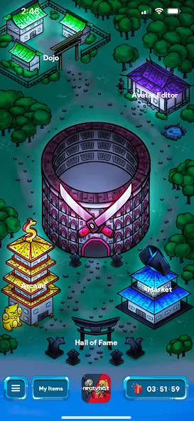 NinjaFT [MOD: безлимитные деньги и усиленная атака] Screenshot 2