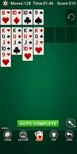 Solitaire Classic - 2024 [MOD: без рекламы и подсказки доступны] Screenshot 5