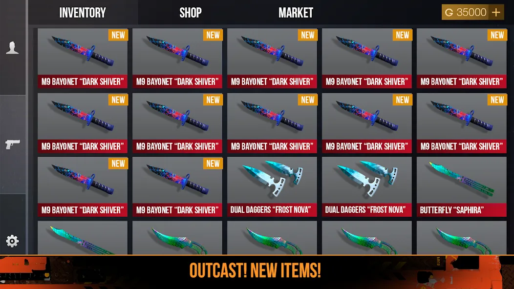 Case Opener: Skins Simulator [MOD: бесконечные монеты и все скины] Screenshot 2