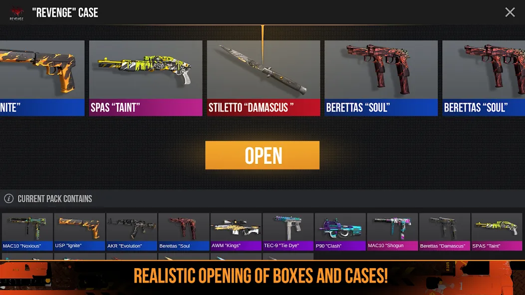 Case Opener: Skins Simulator [MOD: бесконечные монеты и все скины] Screenshot 5