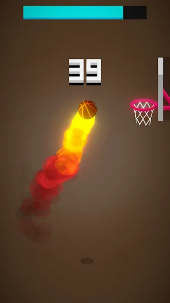 Dunk Hit [MOD: безлимитные мячи и высокие прыжки] Screenshot 1