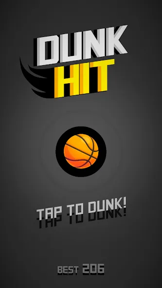 Dunk Hit [MOD: безлимитные мячи и высокие прыжки] Screenshot 4