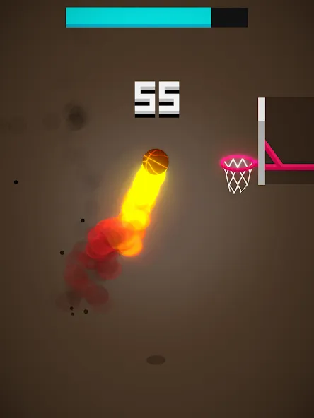 Dunk Hit [MOD: безлимитные мячи и высокие прыжки] Screenshot 5
