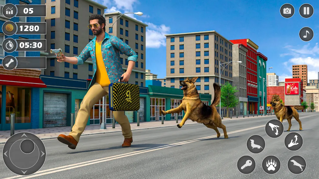 Dog Simulator Dog Game [MOD: безлимитные деньги и всё открыто] Screenshot 2