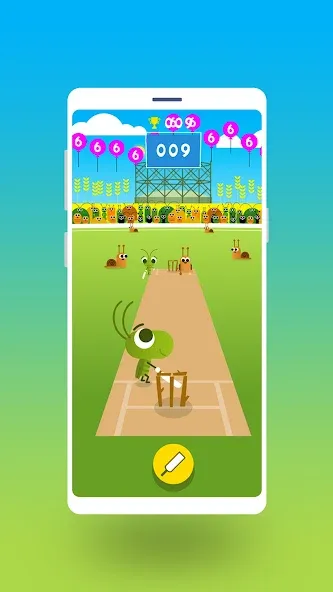 Cric Game - Doodle Cricket [MOD: безлимитные монеты и открытые уровни] Screenshot 4