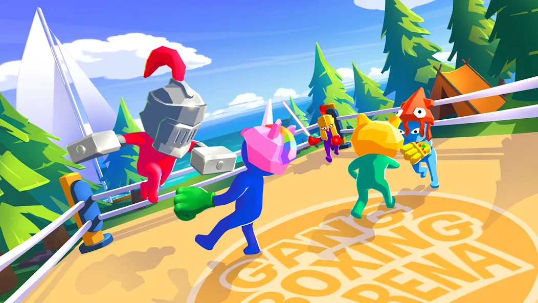 Gang Boxing Arena [MOD: безлимитные деньги и усиленные бойцы] Screenshot 1