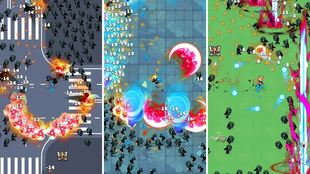 Stickman Survivor: RPG Games [MOD: безлимитные деньги и усиленное оружие] Screenshot 4