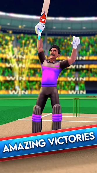 Stick Cricket Clash [MOD: безлимитные монеты и энергия] Screenshot 4