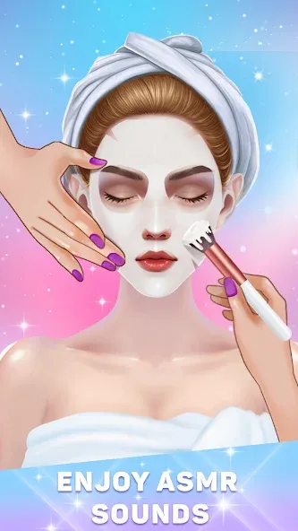 Makeover salon: Makeup ASMR [MOD: безлимитные деньги и все наряды] Screenshot 1