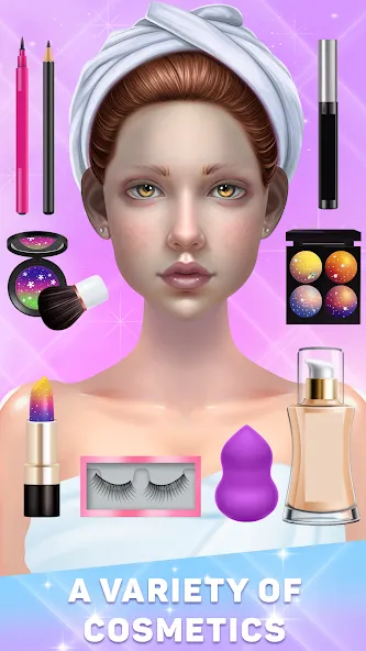 Makeover salon: Makeup ASMR [MOD: безлимитные деньги и все наряды] Screenshot 3
