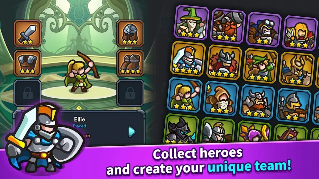 Idle Kingdom Defense [MOD: безлимитные деньги и усиленная защита] Screenshot 2