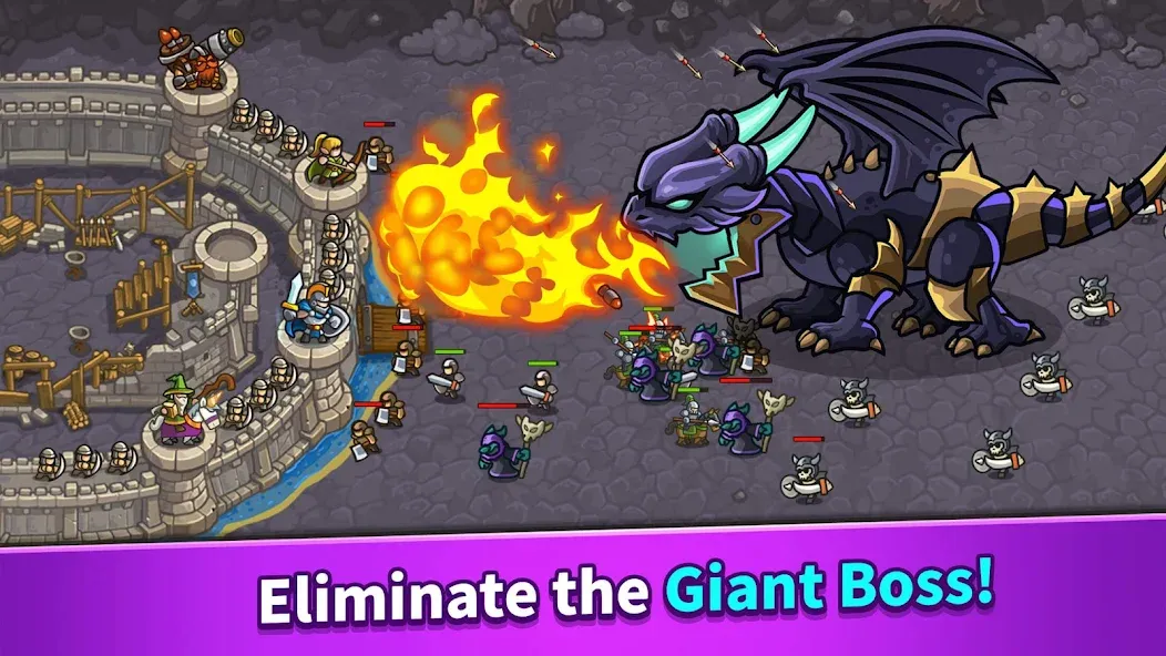 Idle Kingdom Defense [MOD: безлимитные деньги и усиленная защита] Screenshot 3