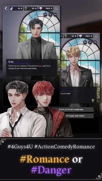 Blood Kiss : Vampire story [MOD: безлимитные деньги и алмазы] Screenshot 5