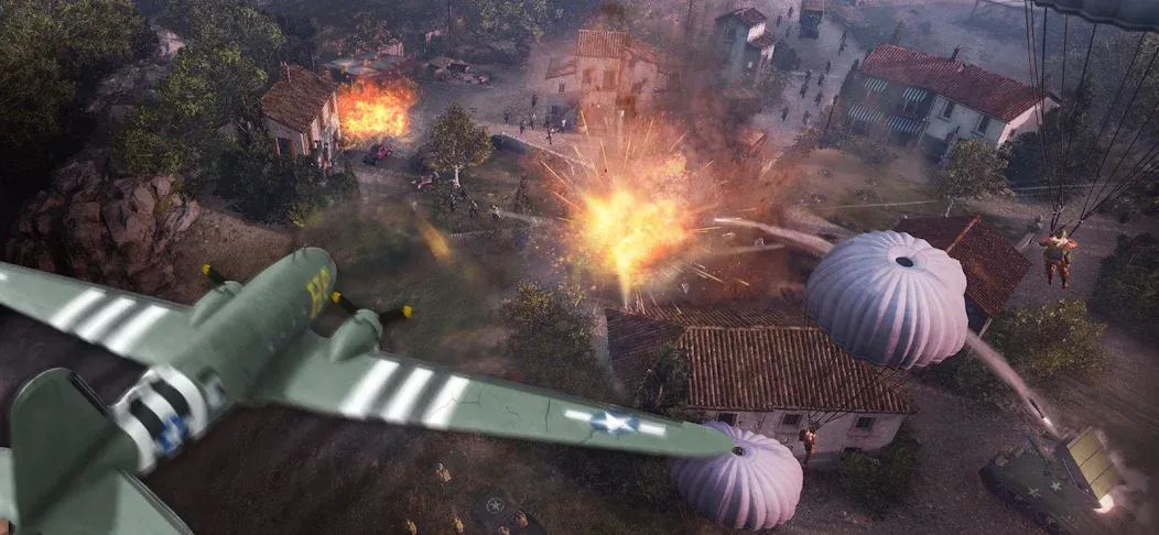 World War 2: Strategy Games [MOD: безлимитные ресурсы и быстрая победа] Screenshot 2