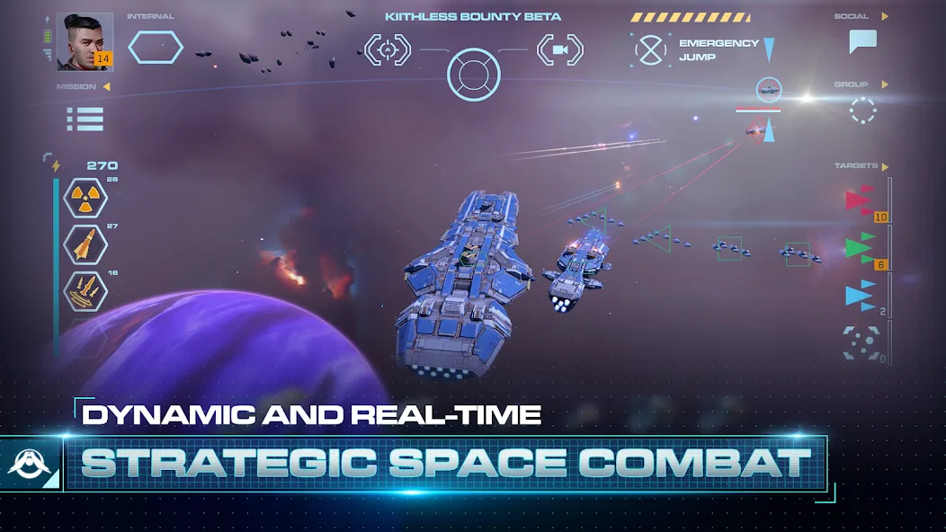 Homeworld Mobile: Sci-Fi MMO [MOD: безлимитные ресурсы и открытые корабли] Screenshot 2