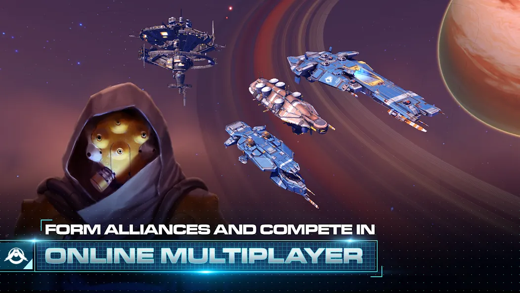 Homeworld Mobile: Sci-Fi MMO [MOD: безлимитные ресурсы и открытые корабли] Screenshot 4