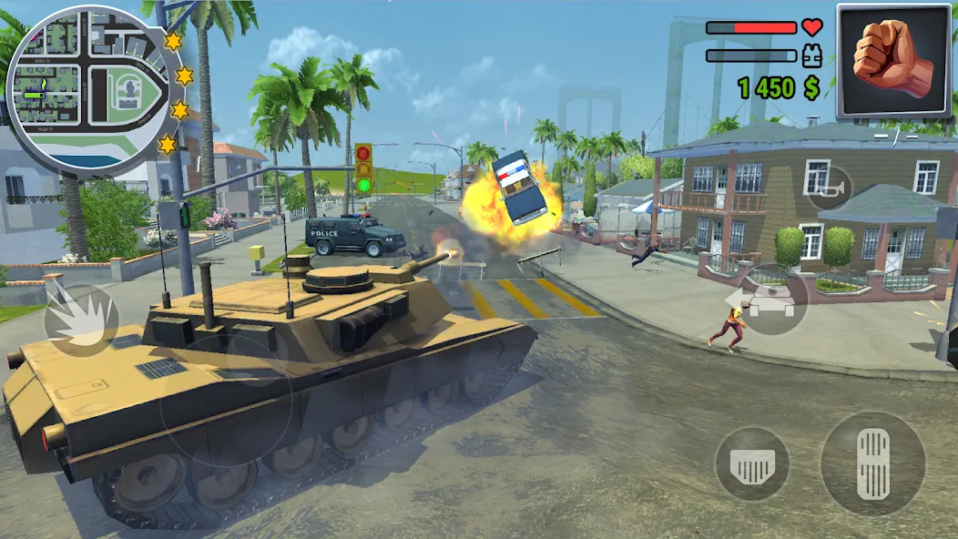 Gangs Town Story [MOD: безлимитные деньги и оружие] Screenshot 5