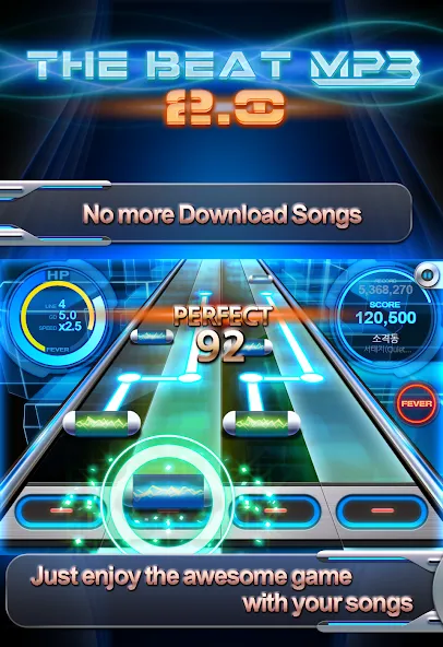 BEAT MP3 2.0 - Rhythm Game [MOD: разблокированы все песни и режимы] Screenshot 1