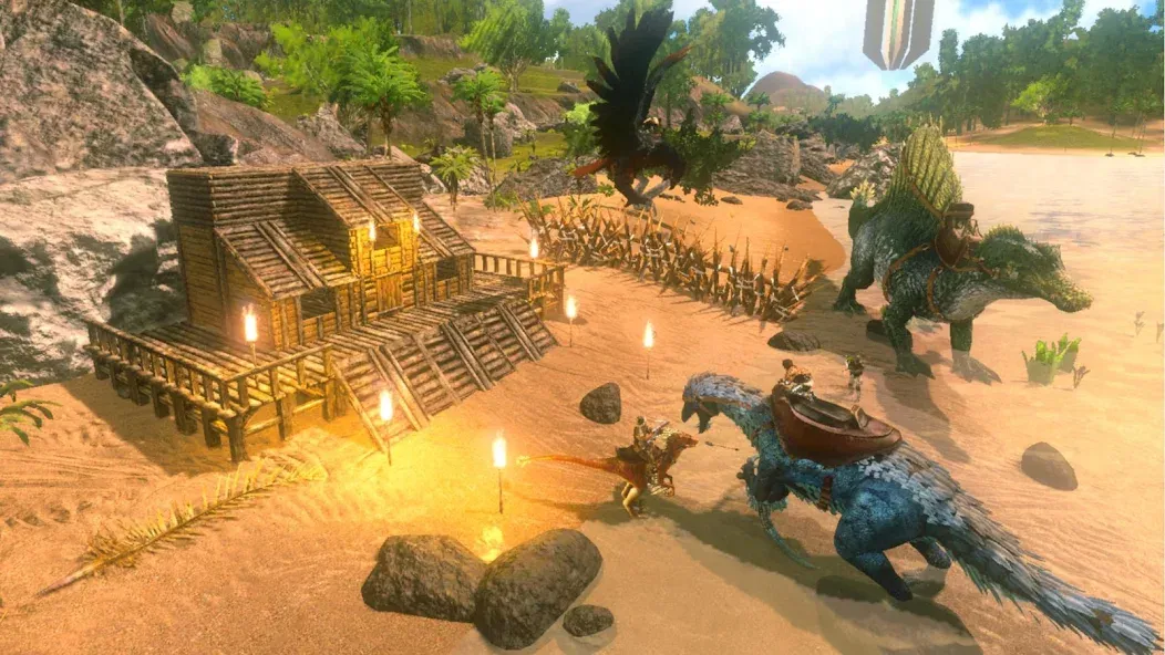 ARK: Survival Evolved [MOD: много ресурсов и открыты все рецепты] Screenshot 1