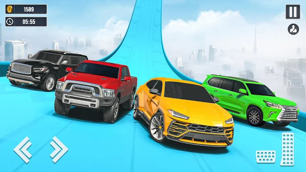 Car Stunt Games : Car Games 3D [MOD: безлимитные деньги и все машины открыты] Screenshot 2