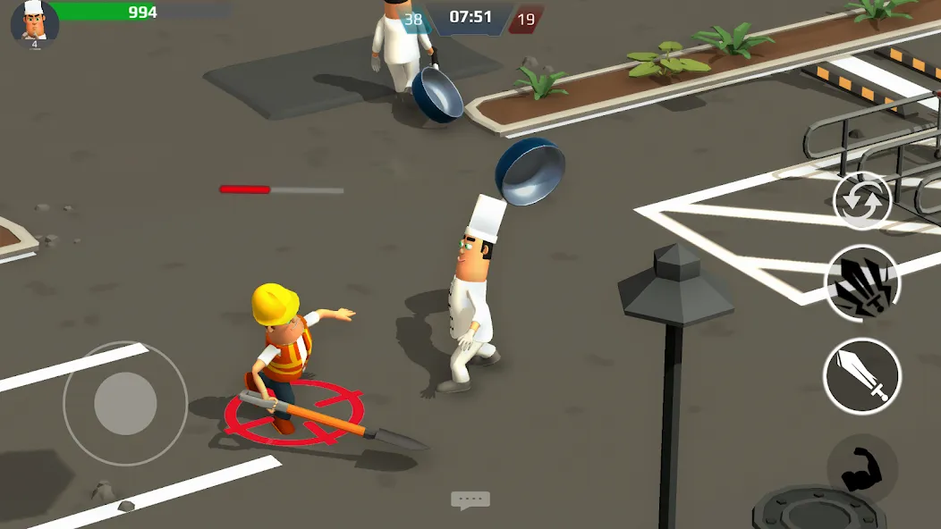 War Job: Toilet Battle [MOD: безлимитные деньги и усиленное оружие] Screenshot 4