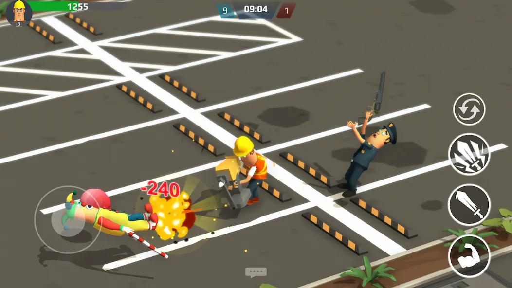 War Job: Toilet Battle [MOD: безлимитные деньги и усиленное оружие] Screenshot 5