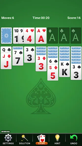Solitaire: Classic Card Game [MOD: без рекламы и подсказок] Screenshot 3