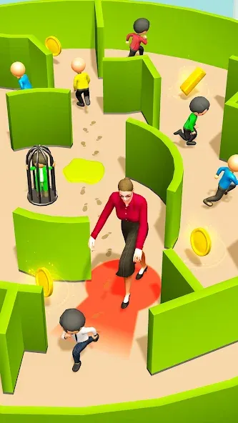 Hide and Seek game - Hide out [MOD: открыты все уровни и скины] Screenshot 3