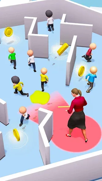 Hide and Seek game - Hide out [MOD: открыты все уровни и скины] Screenshot 4