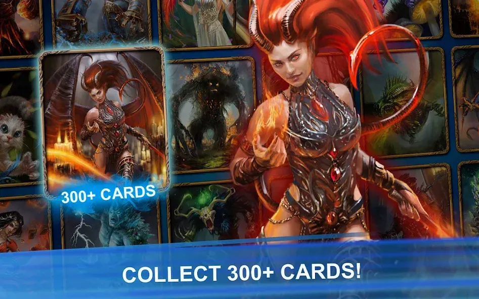 Blood of Titans: Card Battle [MOD: безлимитные ресурсы и усиленные карты] Screenshot 2