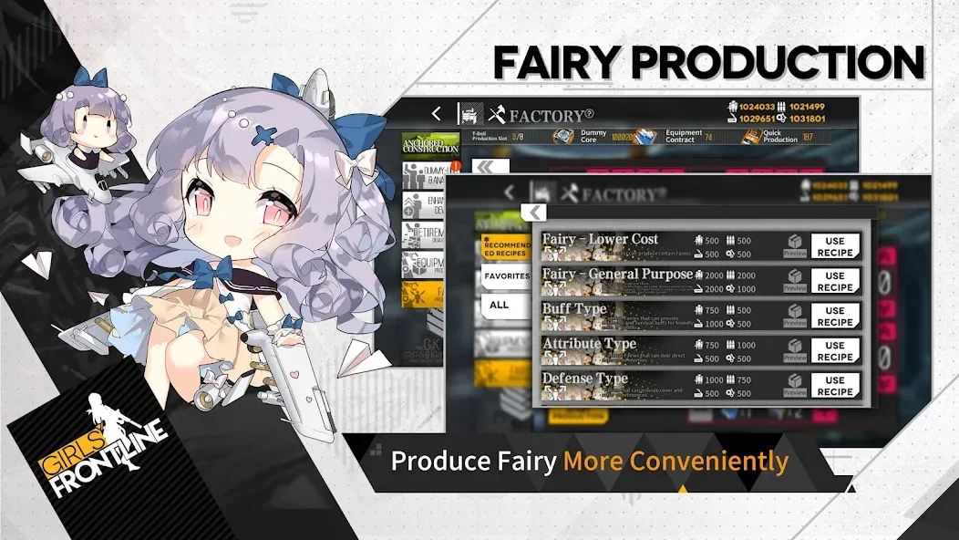 Girls' Frontline [MOD: безлимитные ресурсы и усиленные бойцы] Screenshot 4