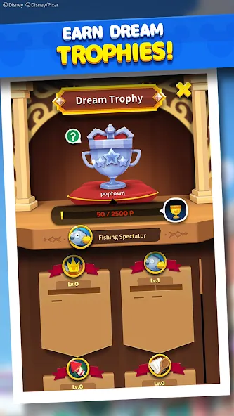 Disney POP TOWN [MOD: безлимитные жизни и монеты] Screenshot 2