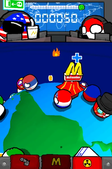 Polandball: Not Safe For World [MOD: новые страны и безграничные ресурсы] Screenshot 3
