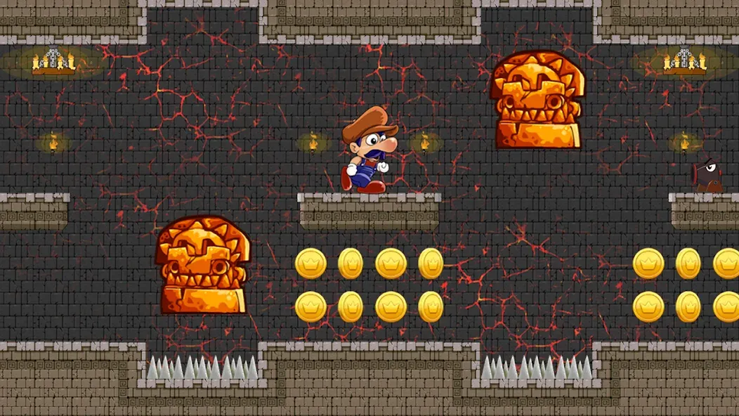 Super Bino Go:Adventure Jungle [MOD: безлимитные деньги и все уровни] Screenshot 5