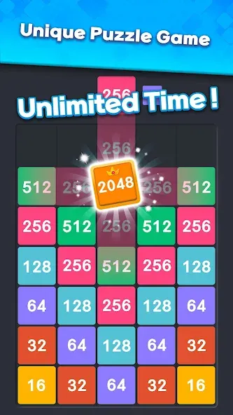 Drop Merge : Number Puzzle [MOD: без рекламы и безлимитные монеты] Screenshot 1