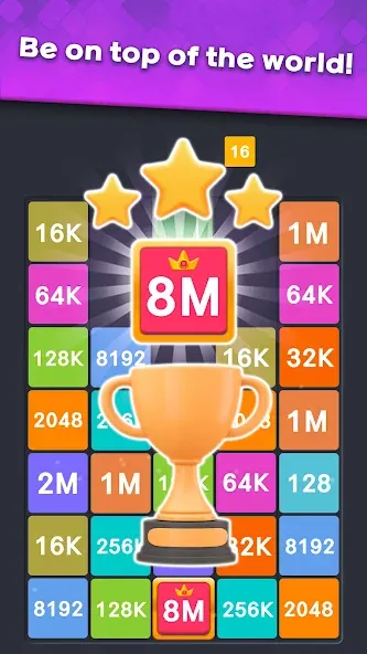 Drop Merge : Number Puzzle [MOD: без рекламы и безлимитные монеты] Screenshot 4
