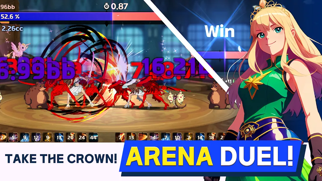 Dual Blader : Idle Action RPG [MOD: безлимитные деньги и алмазы] Screenshot 1