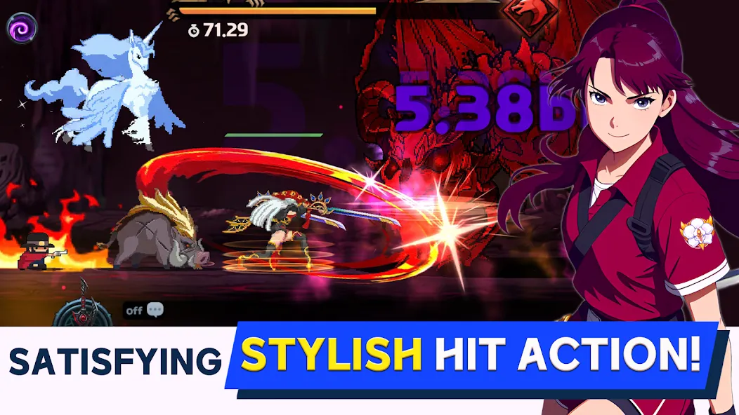 Dual Blader : Idle Action RPG [MOD: безлимитные деньги и алмазы] Screenshot 5