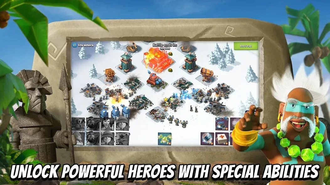Boom Beach [MOD: безлимитные ресурсы и ускоренное строительство] Screenshot 3