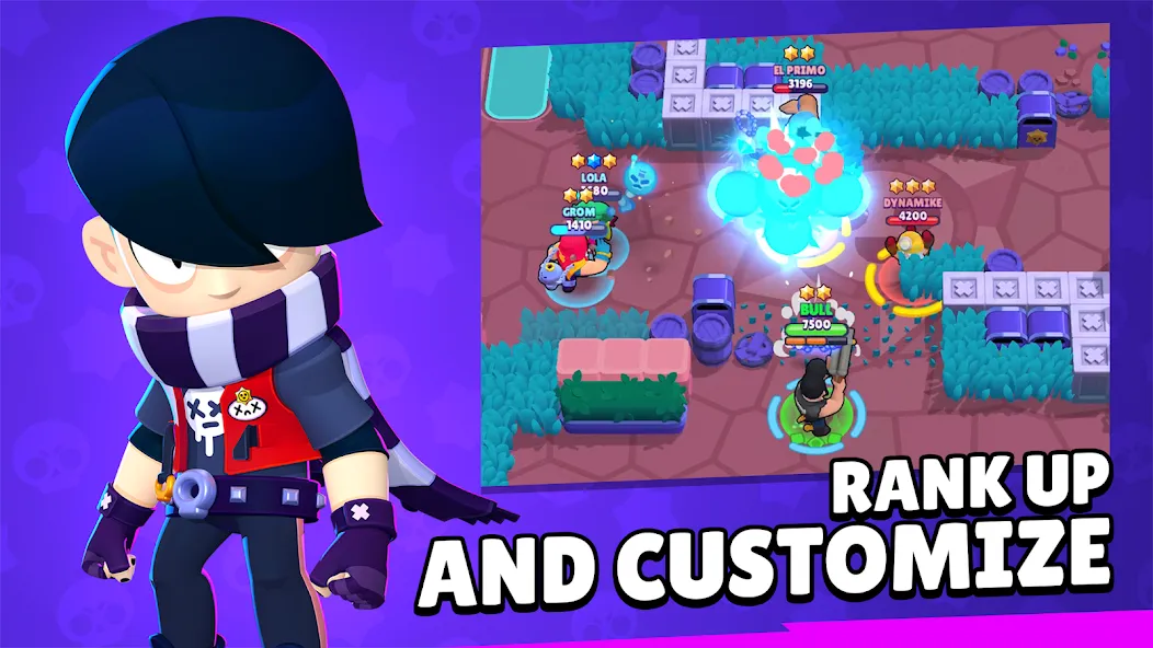 Brawl Stars [MOD: много кристаллов и открыты бойцы] Screenshot 1