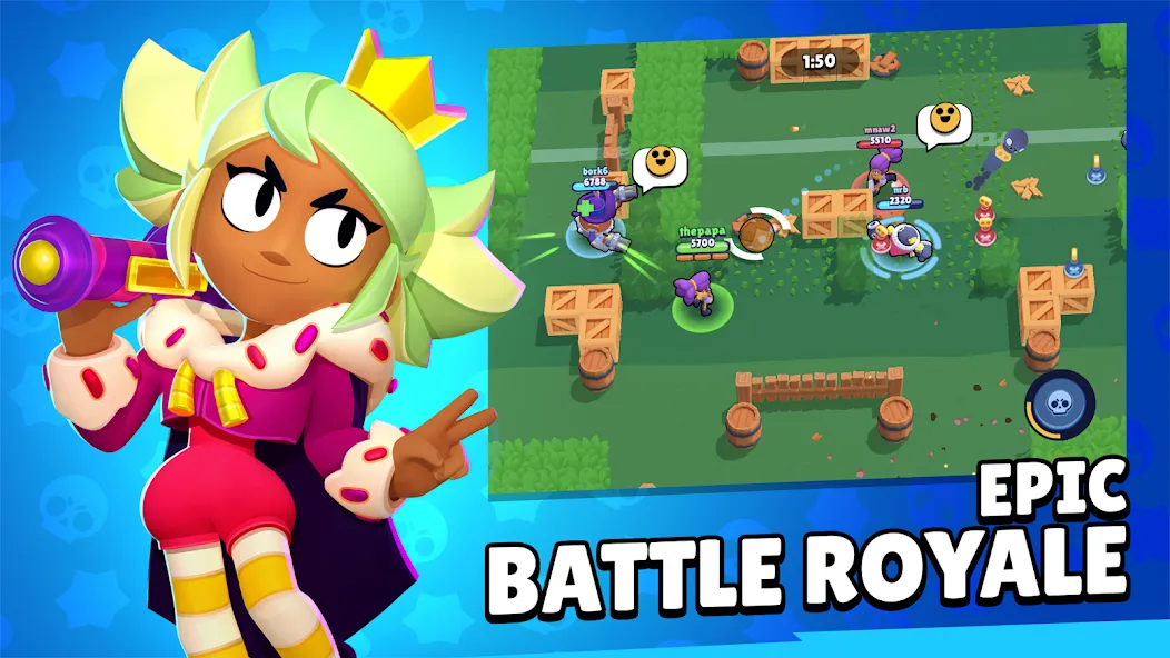 Brawl Stars [MOD: много кристаллов и открыты бойцы] Screenshot 5
