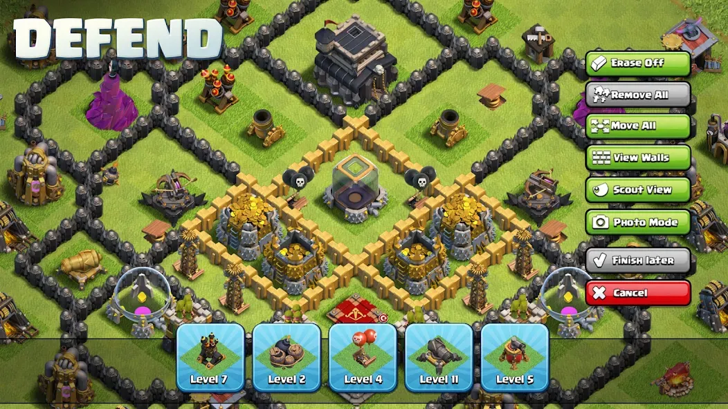 Clash of Clans [MOD: много ресурсов и быстрые улучшения] Screenshot 2