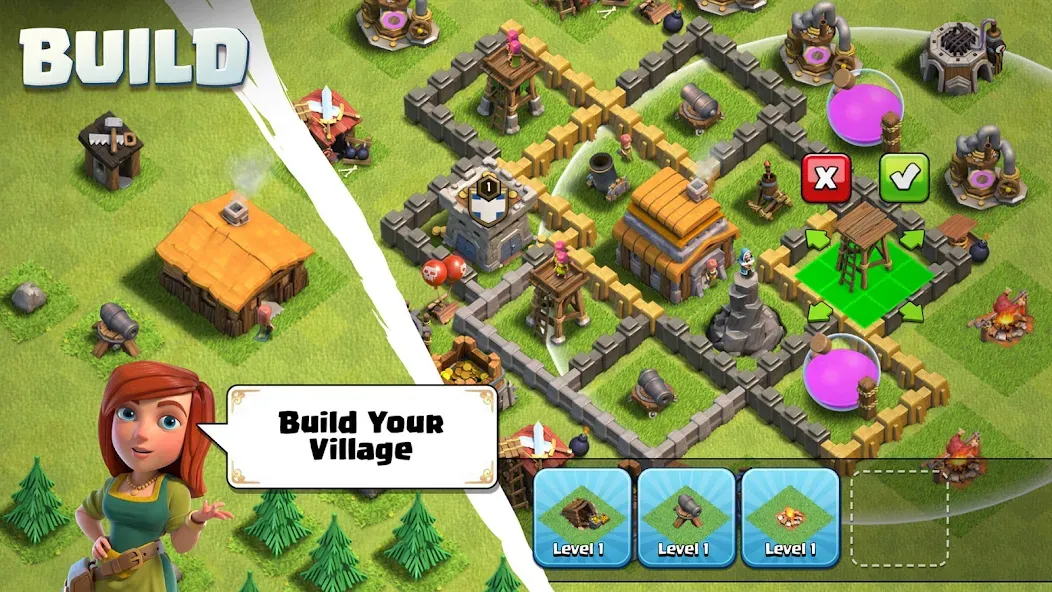 Clash of Clans [MOD: много ресурсов и быстрые улучшения] Screenshot 4