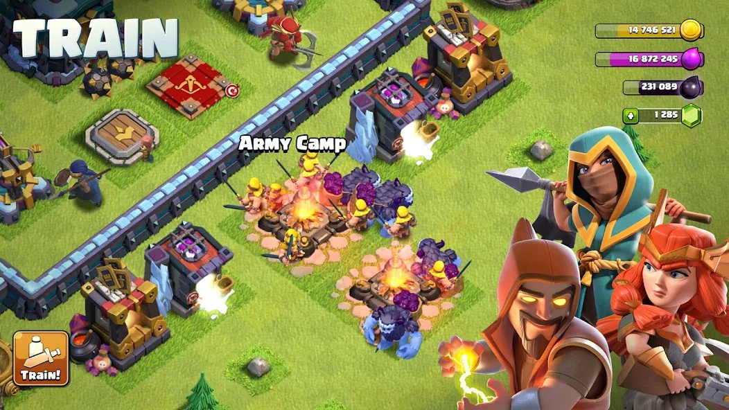 Clash of Clans [MOD: много ресурсов и быстрые улучшения] Screenshot 5