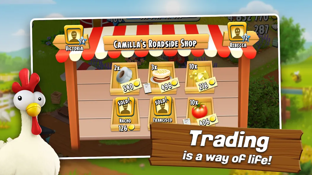 Hay Day [MOD: безлимитные монеты и алмазы] Screenshot 2