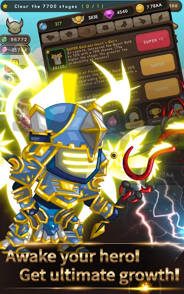 +9 God Blessing Cash Knight [MOD: безлимитные деньги и усиленная удача] Screenshot 5